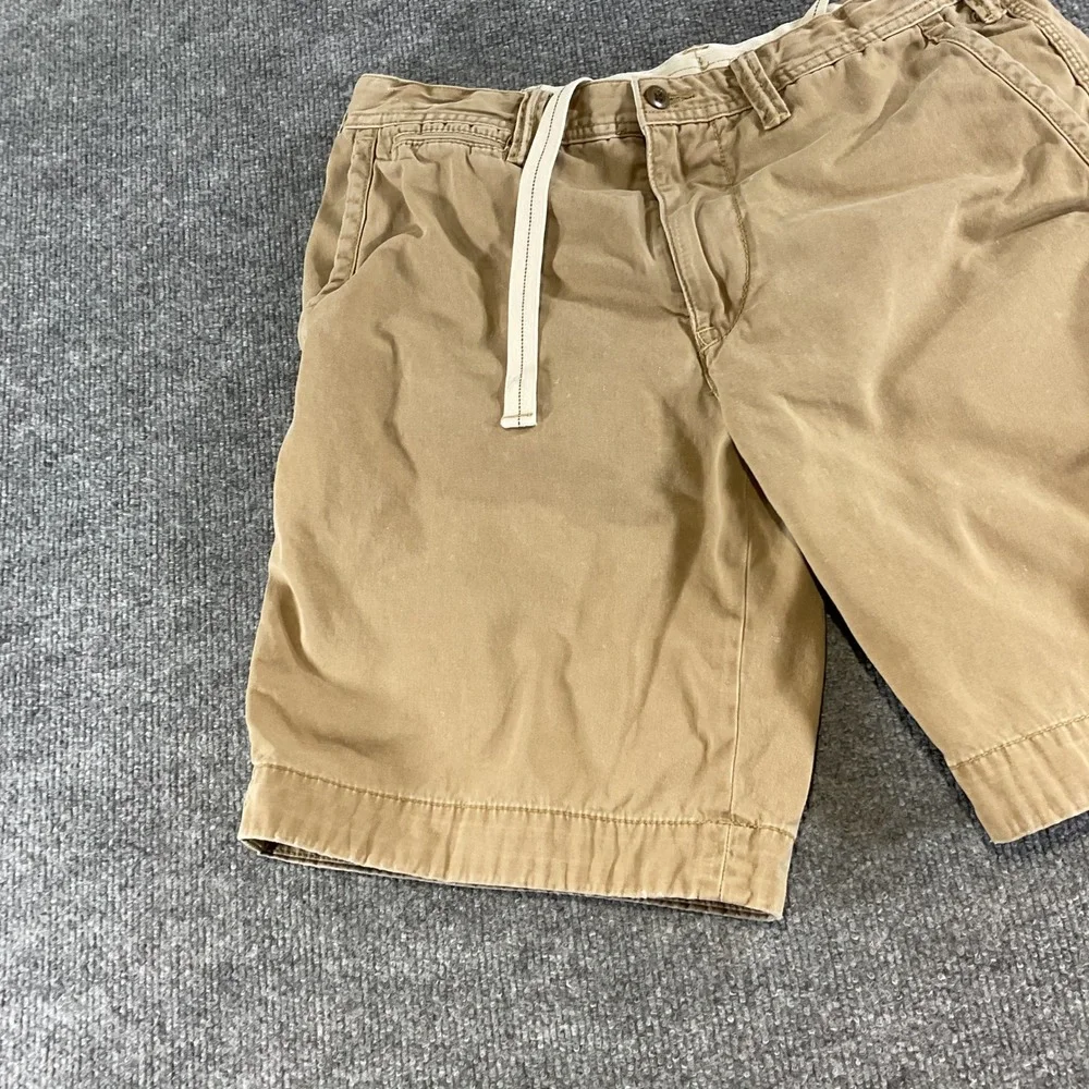 Polo Ralph Lauren Relaxed Fit Shorts Mens 32 Khaki Cotton Casual Chino Classic